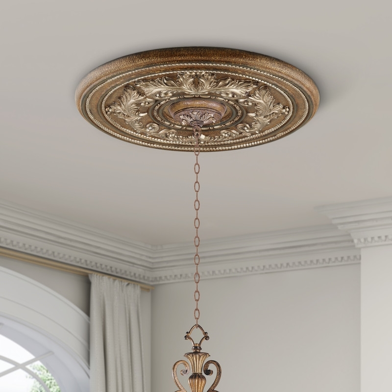 Beaumont Lane Ceiling Medallion in Venetian Patina