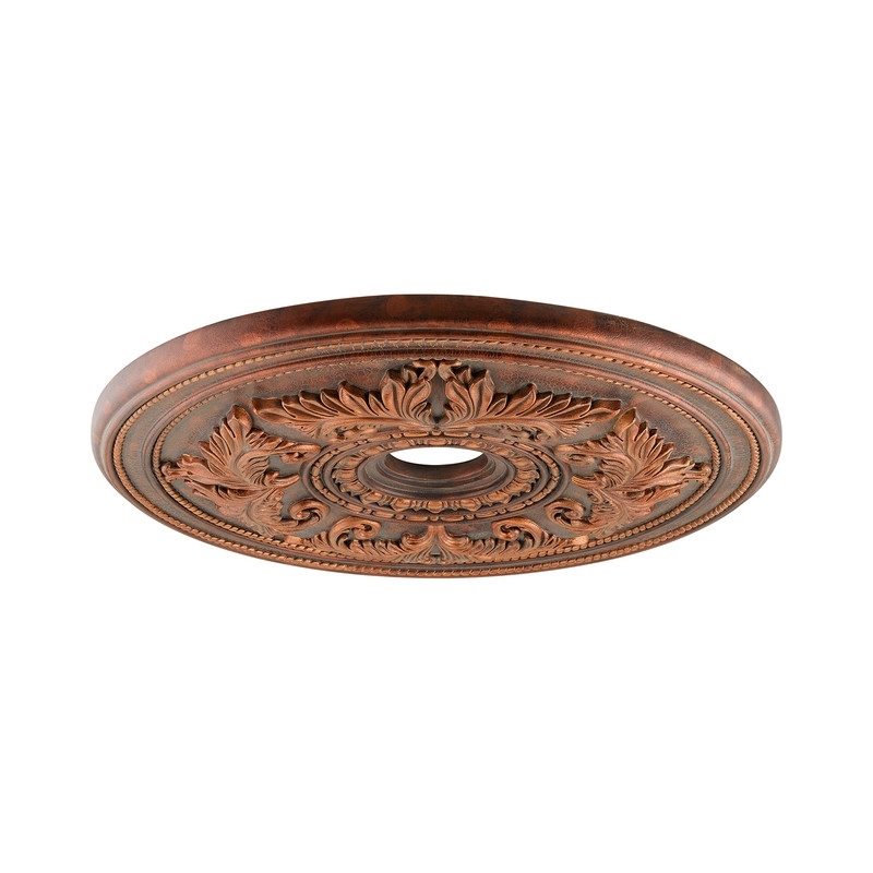 Beaumont Lane Ceiling Medallion in Crackled Greek Bronze