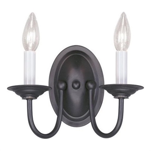 Beaumont Lane 2 Light Wall Sconce in Black