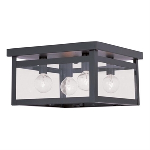 Beaumont Lane 4 Light Ceiling Mount in Bronze