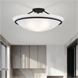 Beaumont Lane 3 Light Ceiling Mount in Black