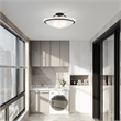 Beaumont Lane 3 Light Ceiling Mount in Black