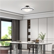 Beaumont Lane 3 Light Ceiling Mount in Black