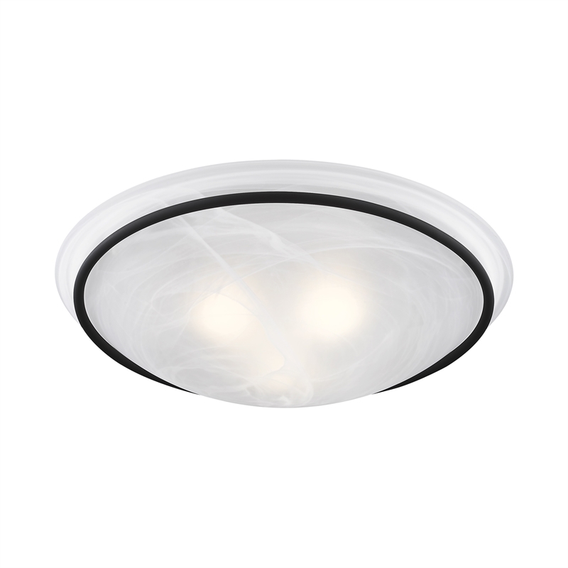 Beaumont Lane 3 Light Ceiling Mount in Black