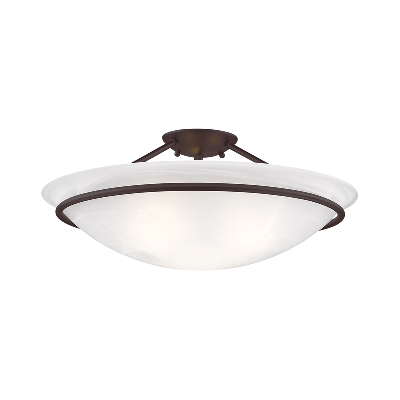 Beaumont Lane 3 Light Ceiling Mount in Bronze