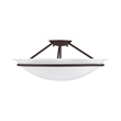 Beaumont Lane 3 Light Ceiling Mount in Bronze