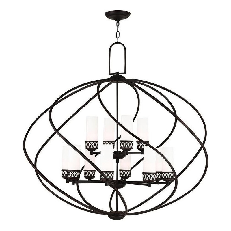 Beaumont Lane 12 Light Foyer Chandelier in Olde Bronze