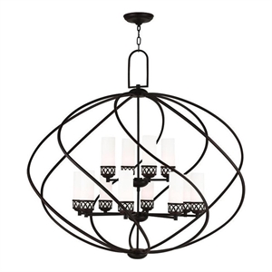 Beaumont Lane 12 Light Foyer Chandelier in Olde Bronze