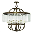 Beaumont Lane 8 Light Chandelier in Hand Painted Palacial Bronze