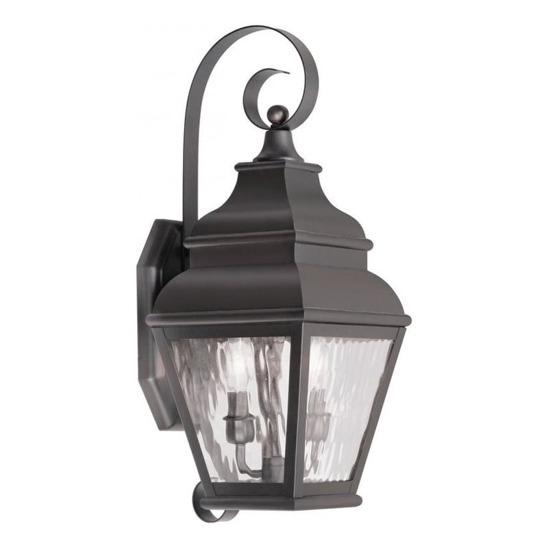 Beaumont Lane 2 Light Outdoor Wall Lantern in Bronze