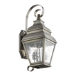 Beaumont Lane 2 Light Outdoor Wall Lantern in Vintage Pewter