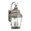 Beaumont Lane 3 Light Outdoor Wall Lantern in Vintage Pewter