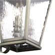 Beaumont Lane 3 Light Outdoor Wall Lantern in Vintage Pewter