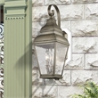 Beaumont Lane 3 Light Outdoor Wall Lantern in Vintage Pewter