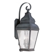 Beaumont Lane 3 Light Outdoor Wall Lantern in Charcoal