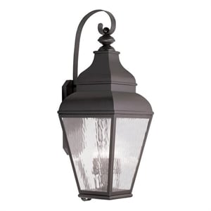 Beaumont Lane 4 Light Outdoor Wall Lantern in Bronze