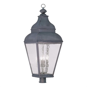 Beaumont Lane 4 Light Outdoor Post Head in Bronze