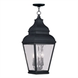 Beaumont Lane 3 Light Outdoor Chain Hang in Vintage Pewter