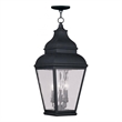 Beaumont Lane 3 Light Outdoor Chain Hang in Vintage Pewter