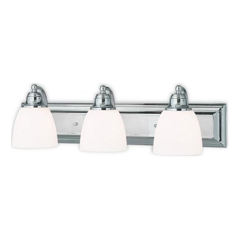 Beaumont Lane 3 Light Bath Light in Chrome