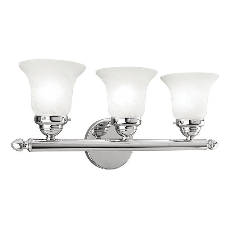 Beaumont Lane 3 Light Bath Light in Chrome