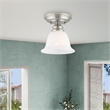 Beaumont Lane Ceiling Mount in Brushed Nickel