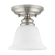 Beaumont Lane Ceiling Mount in Brushed Nickel