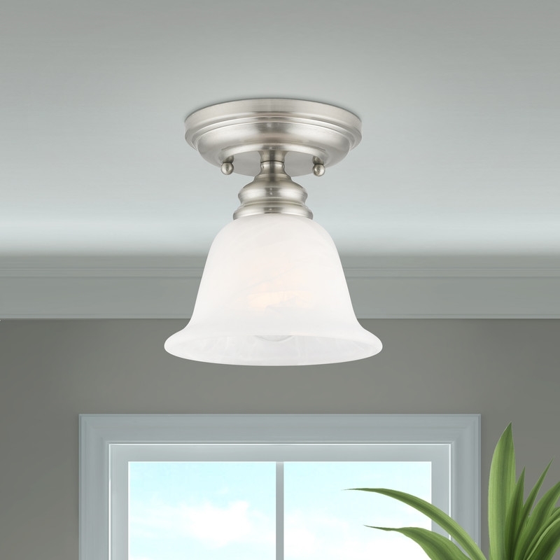 Beaumont Lane Ceiling Mount in Brushed Nickel