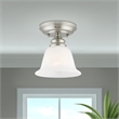 Beaumont Lane Ceiling Mount in Brushed Nickel