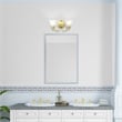 Beaumont Lane 2 Light Bath Light in Polished Brass