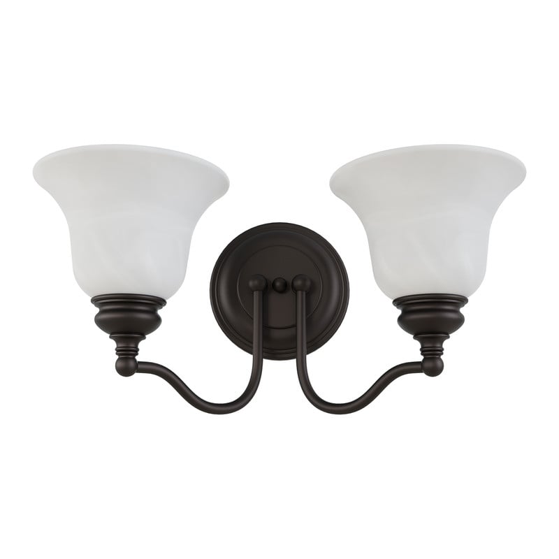 Beaumont Lane 2 Light Bath Light in Bronze