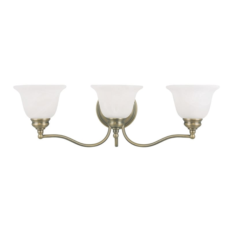 Beaumont Lane 3 Light Bath Light in Antique Brass