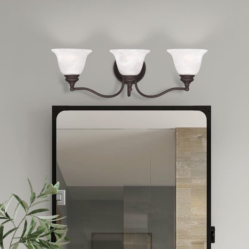 Beaumont Lane 3 Light Bath Light in Bronze