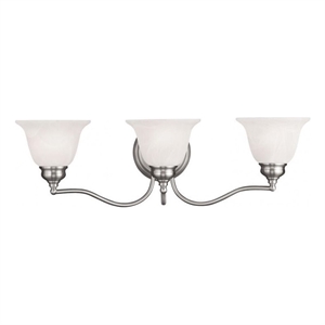 Beaumont Lane 3 Light Bath Light in Brushed Nickel