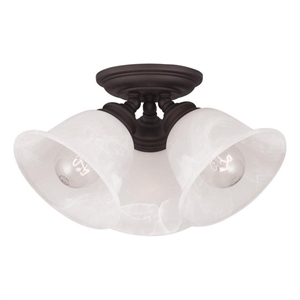 Beaumont Lane 3 Light Ceiling Mount in Bronze