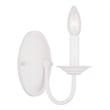 Beaumont Lane Wall Sconce in White