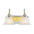 Beaumont Lane 2 Light Bath Light in Chrome and Polished Brass