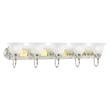 Beaumont Lane 5 Light Bath Light in Chrome and Polished Brass