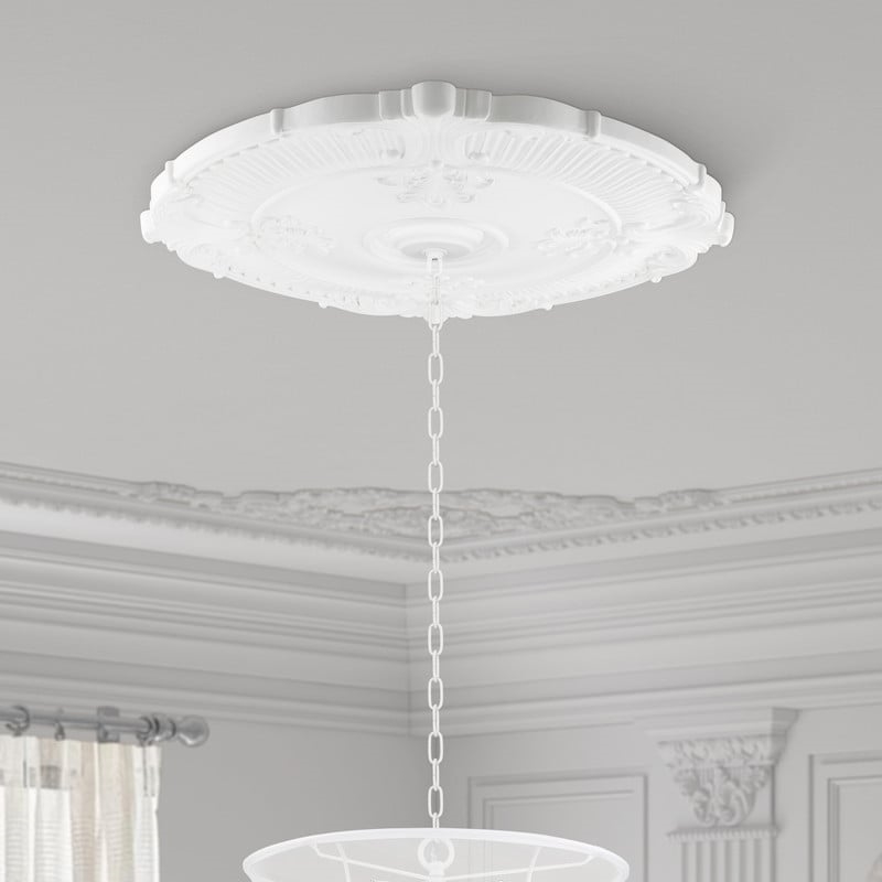 Beaumont Lane Ceiling Medallion in White
