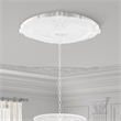 Beaumont Lane Ceiling Medallion in White
