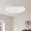 Beaumont Lane Ceiling Medallion in White