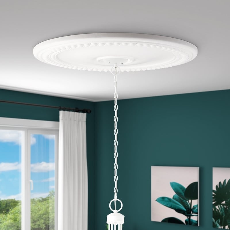 Beaumont Lane Ceiling Medallion in White