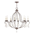Beaumont Lane 8 Light Chandelier in Venetian Golden Bronze