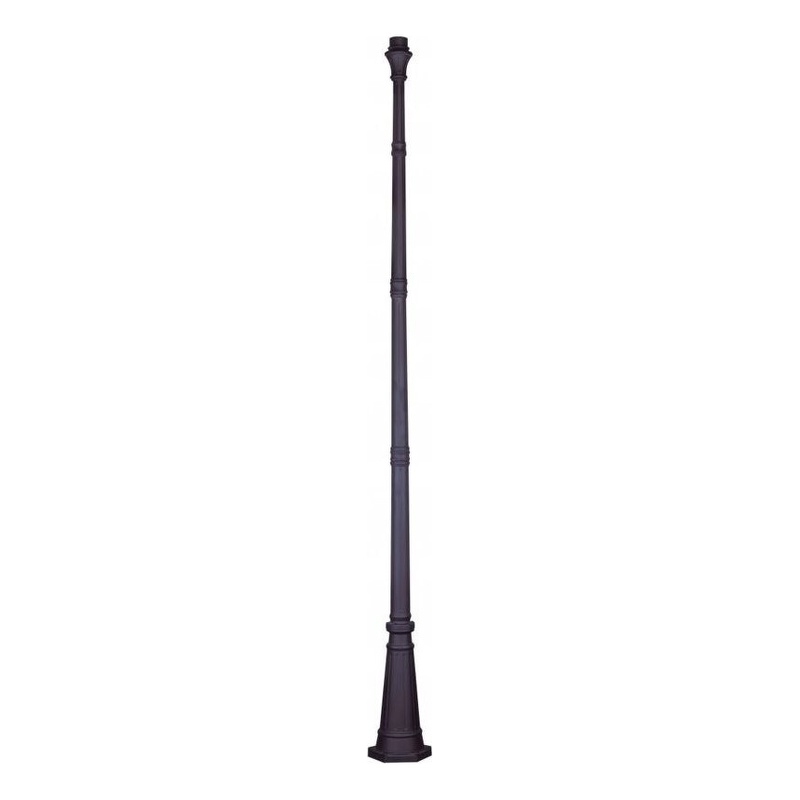 Beaumont Lane Outdoor Cast Aluminum Fluted Post in Bronze