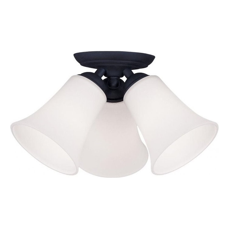 Beaumont Lane 3 Light Ceiling Mount in Black