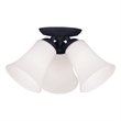 Beaumont Lane 3 Light Ceiling Mount in Black