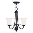 Beaumont Lane 3 Light Convertible Ceiling Mount in Black