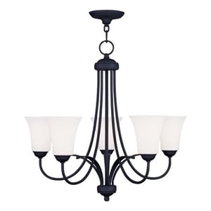 Beaumont Lane 5 Light Chandelier in Black