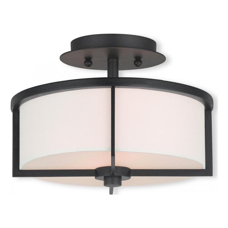 Beaumont Lane 2 Light Ceiling Mount in Bronze