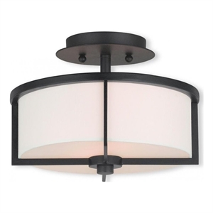 Beaumont Lane 2 Light Ceiling Mount in Bronze